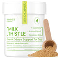 Pawpulse Formula Milk Thistle supplement for dogs, liver and kidney support powder with glutathione, broccoli sprout, and dandelion root.