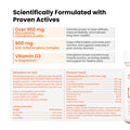 Pawpulse Formula joint supplement ingredients: therapeutic dosages of glucosamine, chondroitin, and MSM for canine hip and joint health and recovery.