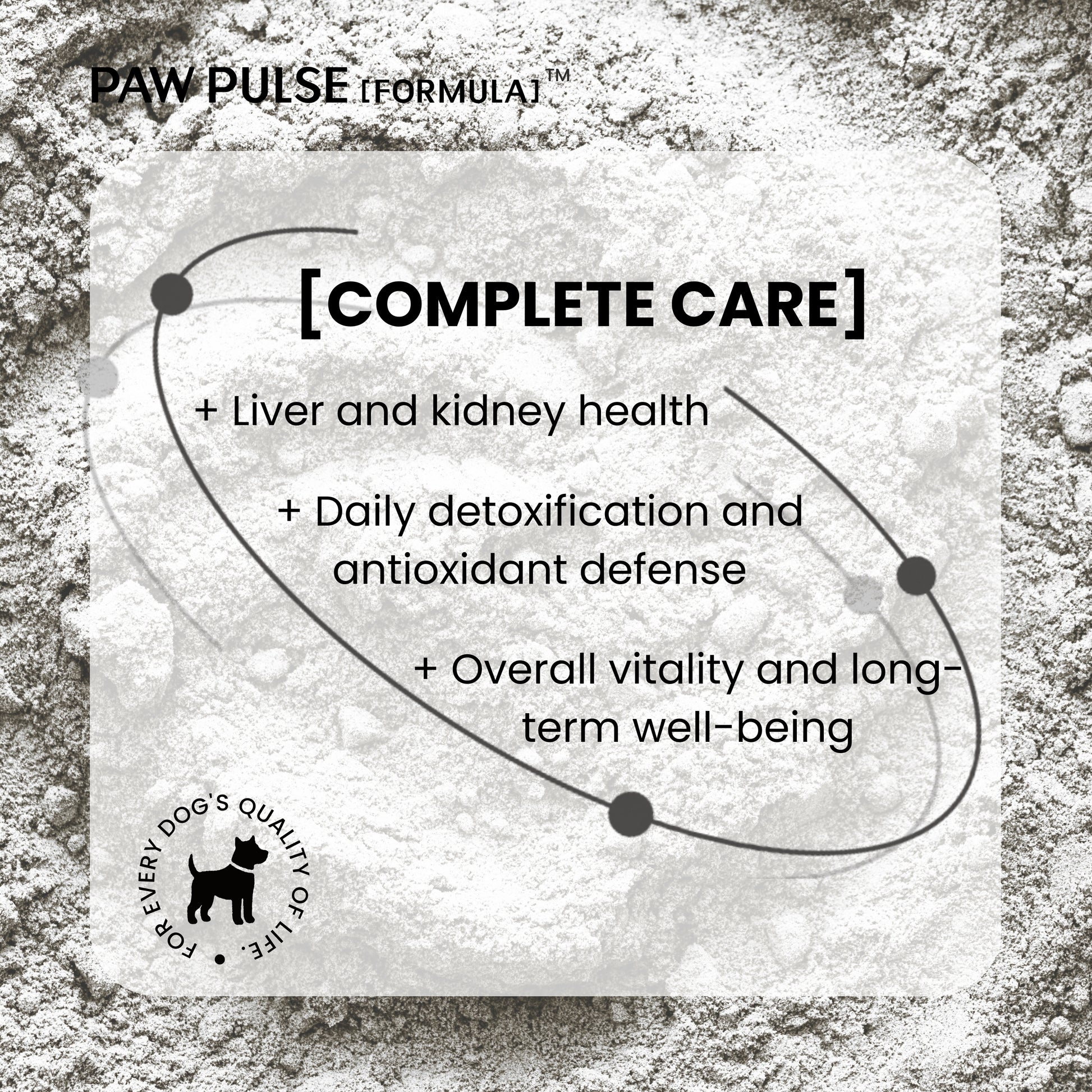 Pawpulse Formula daily liver detox powder: all-natural kidney and antioxidant support for dog health.
