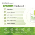 Pawpulse Formula high-potency detox support: veterinarian-recommended liver, kidney, and immune health for dogs.
